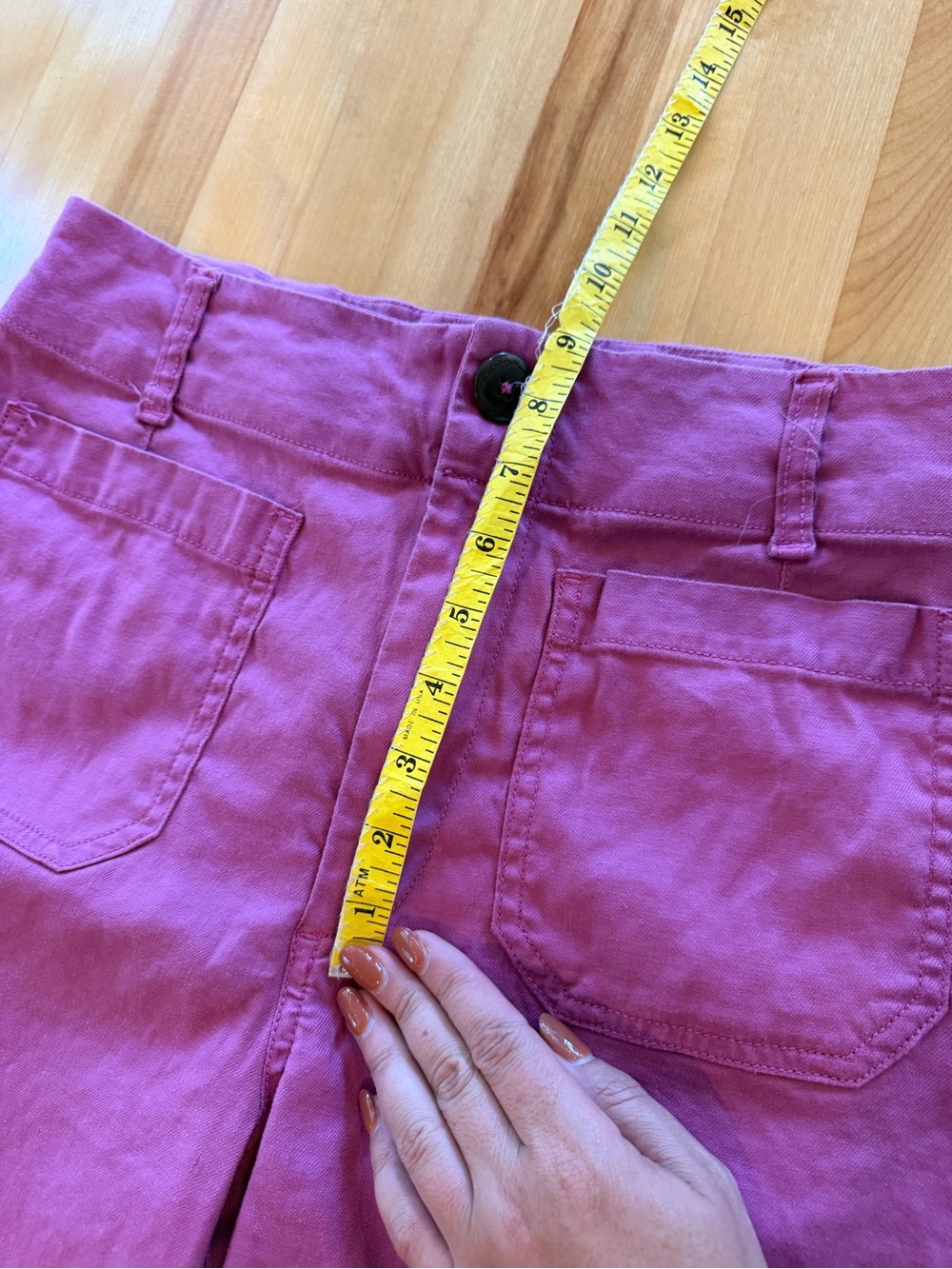 Maeve Wide-Leg Cotton Pants in Bright Purple - Picture 7 of 9